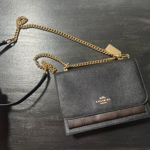 Coach Black and Brown Crossbody Bag - Picture 1 of 6